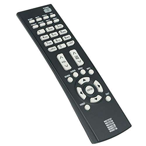 New WD-73737 WD-73738 WD-73740 WD-65736 WD-65737 WD-65738 Replacement Remote Control Compatible with Mitsubishi TV WD65733 WD65734 WD65735 WD65736 WD65737 WD65738 WD73737 WD73738 WD73740 3