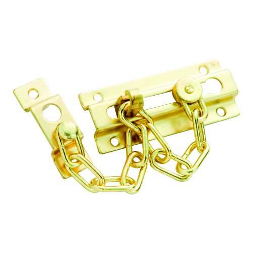 First Watch Security 1878 Guard Chain Door Guard Finish, Polished Brass