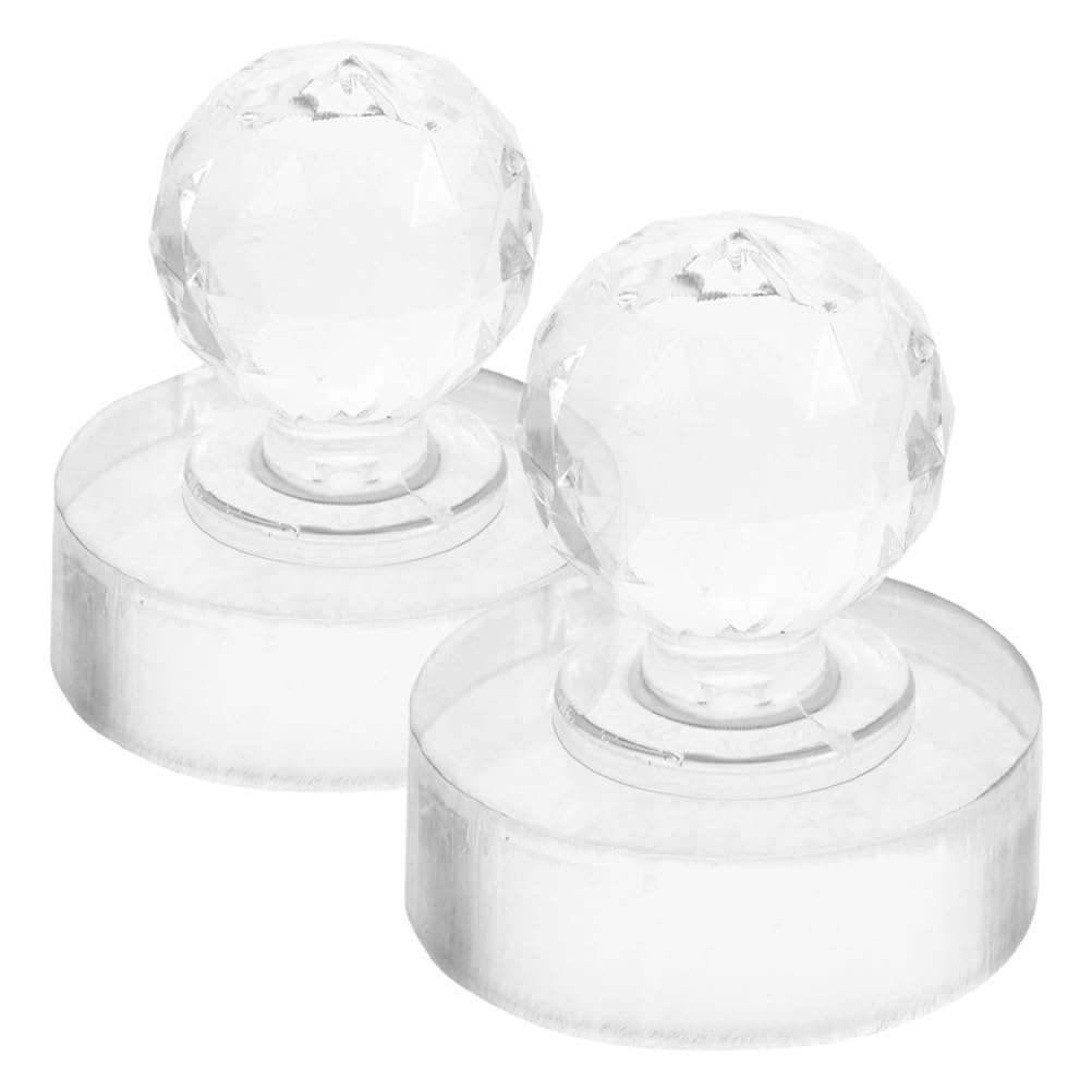 minkissy 2pcs Eyeshadow Pressing Tool Eyeshadow Platen Tool Eye Shadow Palette Repairing Tool for Blusher, Highlighter, and Eyeshadow Application (Round *2)