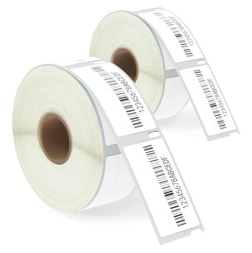 BETCKEY - Compatible DYMO 30330 (3/4" x 2") Multipurpose Labels - Compatible with DYMO Labelwriter 450, 4XL, NOT FIT 550 & 5XL [2 Rolls/1000 Labels] 1
