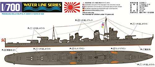 Aoshima Japanese Navy Destroyer Kagero Model Kit 4