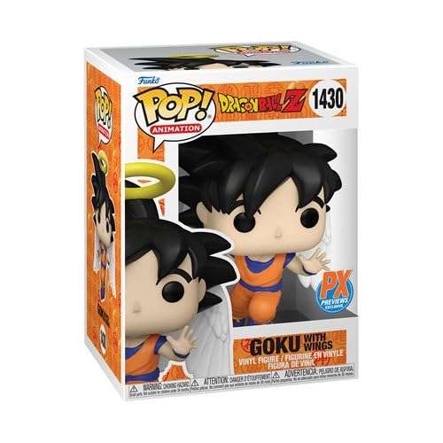 POP! Dragon Ball Z- Goku with Wings #1430 Exclusive Bundled with Compatible Box Protector Case 4