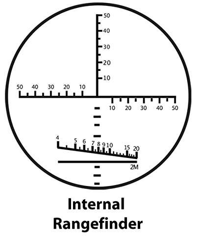 BARSKA 7x50 WP Battalion Floating Binoculars with Internal Rangefinder , Black 2