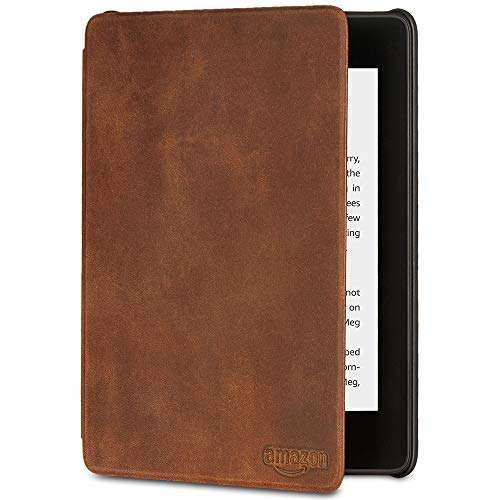 Kindle Paperwhite Premium Leather Amazon Cover (10th Gen), Rustic Tan