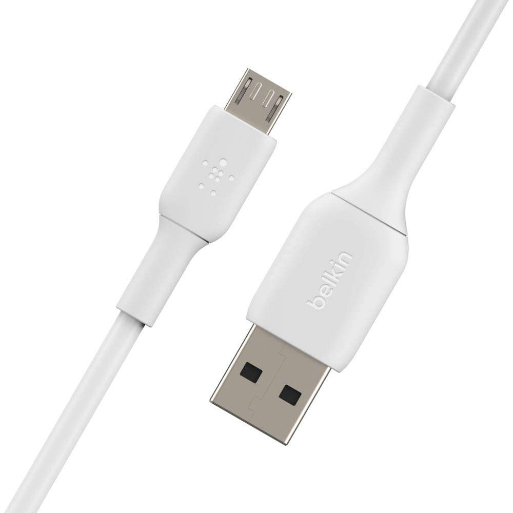 Belkin USB-A to Micro USB Charging Cable for Android Phones and Tablets (3.3 Feet/1 Meter, White) 4