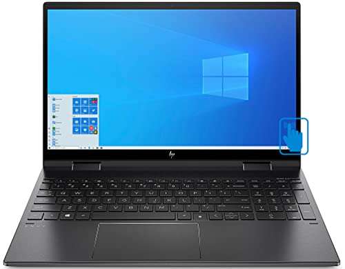 HP Envy x360-15 Home & Business 2-in-1 Laptop (AMD Ryzen 5 5500U 6-Core, 15.6" 60Hz Touch Full HD (1920x1080), AMD Radeon, 8GB RAM, 1TB PCIe SSD, Backlit KB, WiFi, USB 3.2, HDMI, Win 11 Home) 1