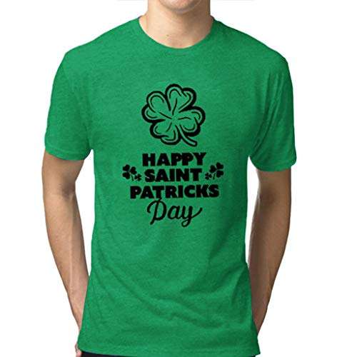T-Shirt for Lovers Casual Short Sleeve St. Patrick's Day Printed Tops Women Men Round Neck Tees Shirts Blouse Tunic 4