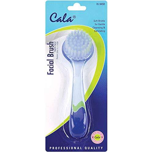 Cala Soft Bristle Fine Grip Facial Cleansing Brush For Girl, Women & Professionals