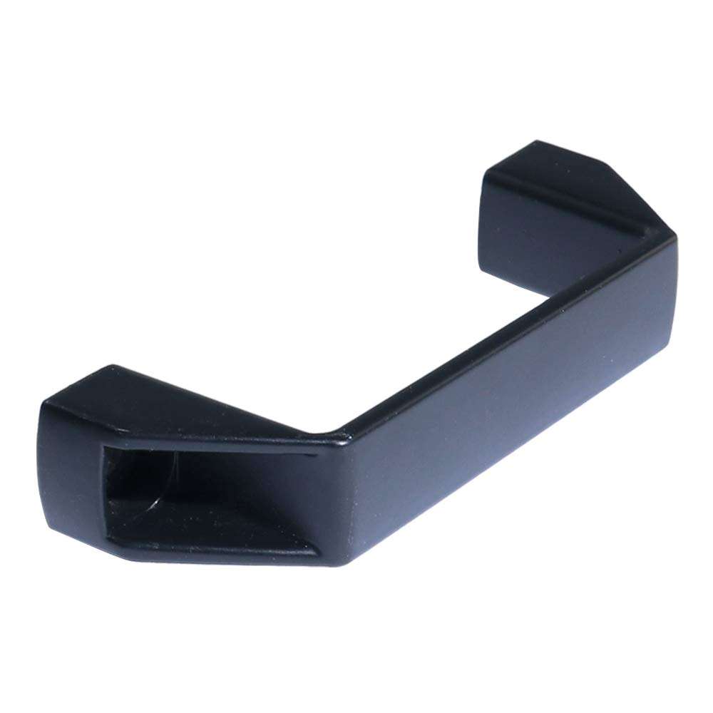 KOOTANS 6 Sets 90mm Black Aluminum Alloy Flat Black Handles Pulls with Screws and Nuts and Washers for Aluminum Extrusion Profile 2020 Series with Slot 6mm 5