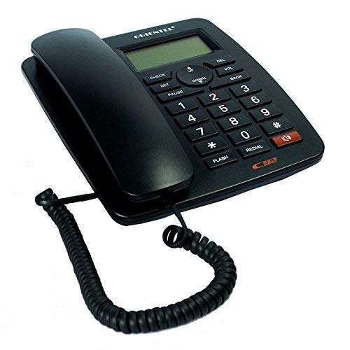 Praxon Multifunction Orientel KX-T1577CID Landline Caller Id Corded Telephone for Office and Home Purpose 1