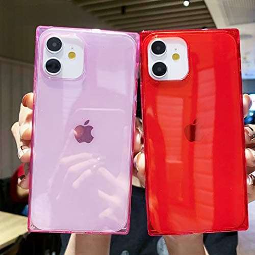 Tzomsze Case for iPhone 12,Clear iPhone 12 Cases Reinforced Corners TPU Cushion,Crystal Clear Slim Cover Shock Absorption TPU Silicone Case 2