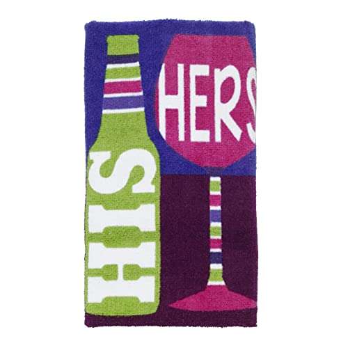 WorldCare® TechStyle Fiber Reactive Kitchen Towel, His & Hers Pattern 1
