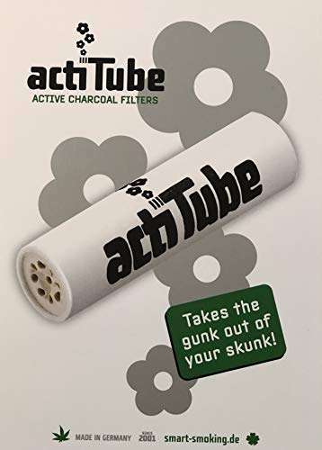 Actitube by Rolling Filters Activated Charcoal Slim Smoking Filter Tips - Pack of 2 (2 x 50 units) 4