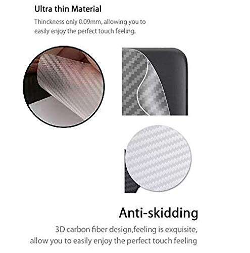 HOBBYTRONICS Carbon Fiber Flexible Back Screen Anti Scratch Bubble Free Back Screen Guard for XIAOMI MI 11 LITE (Pack of 1) 2