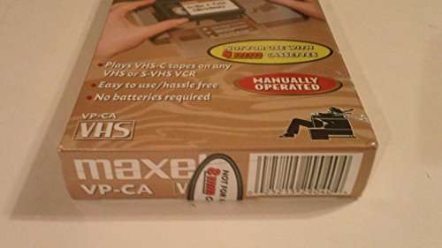 Maxell Mechanical VHS-C Adapter 2