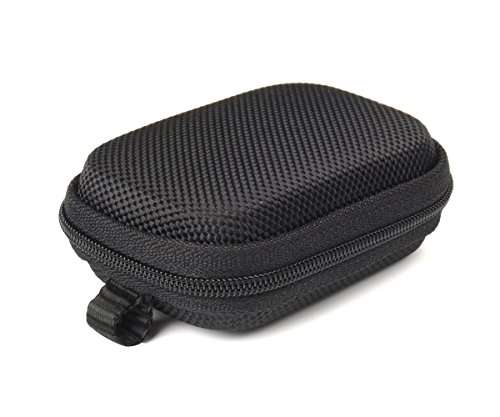 WGear Designed Protective Case for Hearing Aid, Hearing Amplifier, Personal Sound Amplifier, Hearing Device, Listening Device, Strong Mini Case with Mesh pocket, Universal design (Ballistic Black) 2