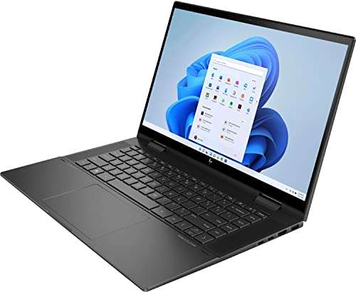 HP Envy X360 2-in-1 15.6" FHD IPS Touchscreen Premium Laptop | AMD Ryzen 7 5825U ( Beat i7-1165G7) | 32GB RAM | 512GB SSD | Backlit Keyboard | Windows 11 | Black | with Wireless Mouse Bundle 3