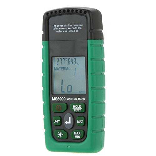 Z.L.FFLZ Moisture Detector Digital Wood Moisture Meter Humidity Tester LCD Display Automatic Manual Measurements Timber Damp Detector Mini Tool 5