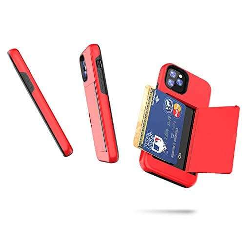 Erudite iPhone 12 Case, iPhone 12 Cell Phone Wallet Case Cover Credit Card Holder Flip Case Full Body Best Protective Soft Hybrid TPU Hard Durable No Scratch Shockproof for iPhone 12 Pro 6.1 4