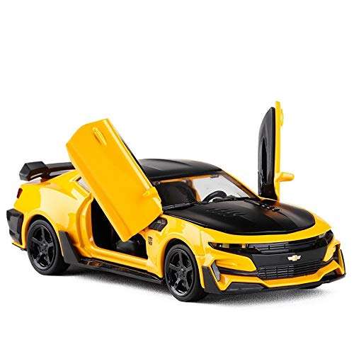 MTG Metro Toys & Gift Chevrolet CAMARO1:32 Diecast Scale Model Alloy Metal Pull Back Toy car for Kids with Openable Doors & Light, Music Toy Vehicle for Kids - Colors as Per Stock 1