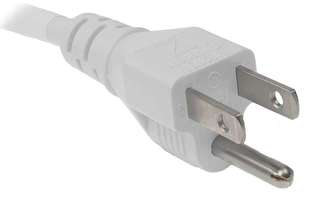 Omnihil 8 Feet AC Power Cord Compatible with HP LaserJet Pro MFP, M P Series - White 3