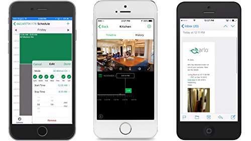 Arlo (VMC3040-100NAS) Q – Wired, 1080p HD Security Camera | Night Vision, Indoor Only, 2-Way Audio | Cloud Storage Included | Works with Alexa (VMC3040), White 4