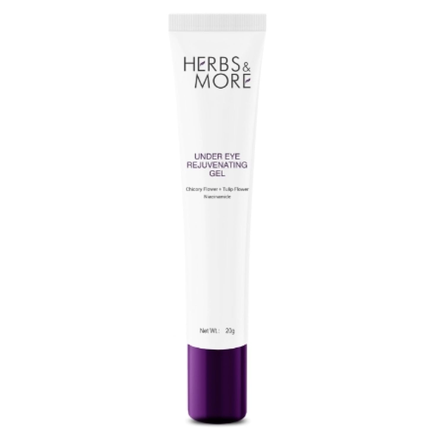 Herbs & More Under Eye Rejuvenating Gel - 20g | Reduces Dark Circles, Puffiness & Fine Lines | Hydrating & Soothing Formula 1