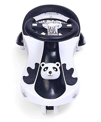 Toy Zone Baby Panda Kids Magic Car/Swing Car Ride On -Multicolour & Baby Panda Magic Car/Swing Car Rider 3