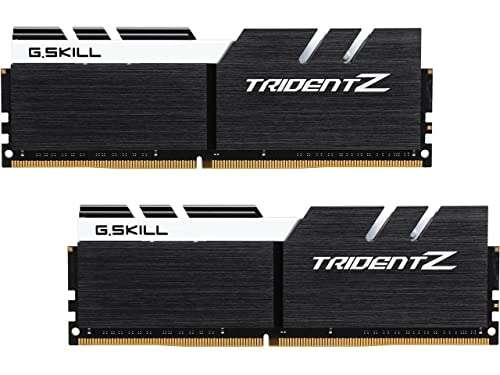 G.SKILL Trident Z Series 16GB (2 x 8GB) 288-Pin DDR4 3200 (PC4 25600) CL16-18-18-38 1.35V Desktop Memory F4-3200C16D-16GTZKW 1