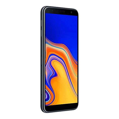 SAMSUNG Galaxy J6+ Plus (64GB, 4GB RAM) 6.0" Infinity Display, Dual Camera, Global 4G LTE Dual SIM GSM Factory Unlocked J610G/DS (International Model w/ 64GB MicroSD Bundle) (Absolute Black) 4