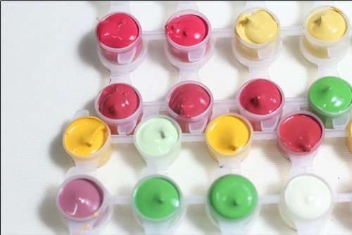 Colour Talk DIY Oil Painting, Paint by Number Kits for Kids - Little Doll 8"X 8". 5