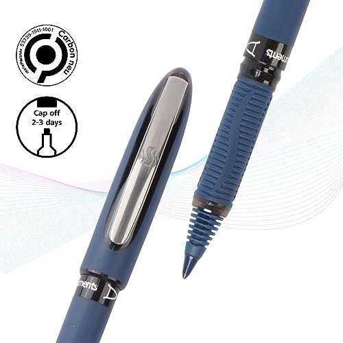 Luxor Schneider, One Business Roller Ball Pen - Black, 0.6mm, 2200 mtrs writing length, Waterproof Ink, Consistent ink flow, Ideal for Professionals & Office essential 3