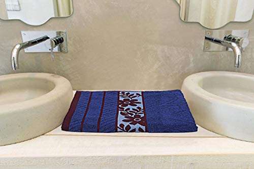 Kuber Industries 100% Cotton 4 Pieces Bath Towel 27" x54? (Blue) -CTKTC028908 3