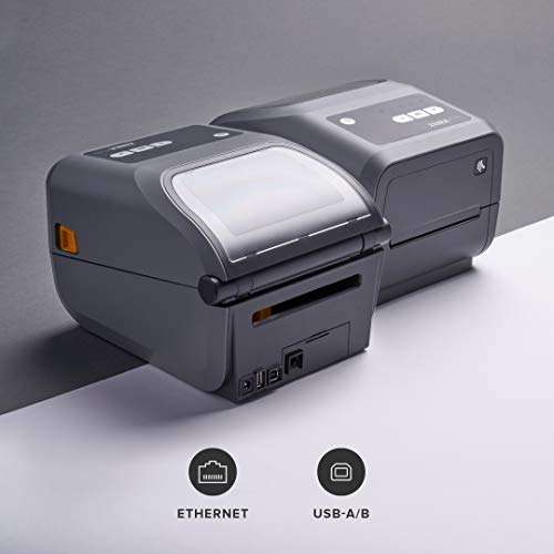 Zebra ZD420c Ribbon Cartridge Desktop Printer 300 dpi Print Width 4 in Ethernet USB ZD42043-C01E00EZ 2