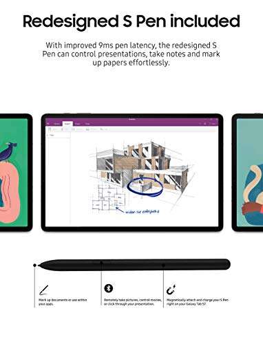 SAMSUNG Galaxy Tab S7 (5G Tablet) LTE/WiFi (Verizon), Mystic Black - 128 GB (2020 Model - US Version & Warranty) - SM-T878UZKAVZW 4