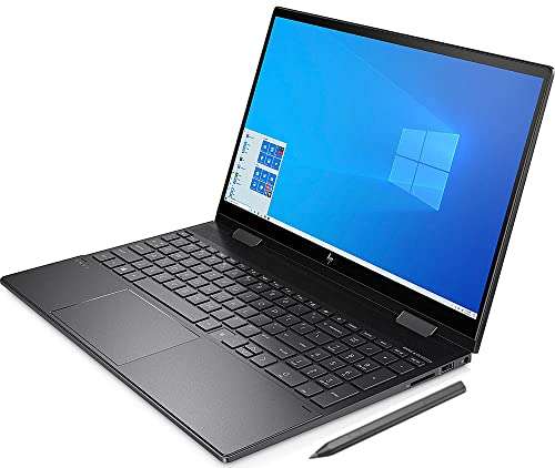 HP Envy x360-15 Home & Business 2-in-1 Laptop (AMD Ryzen 5 5500U 6-Core, 15.6" 60Hz Touch Full HD (1920x1080), AMD Radeon, 8GB RAM, 1TB PCIe SSD, Backlit KB, WiFi, USB 3.2, HDMI, Win 11 Home) 2