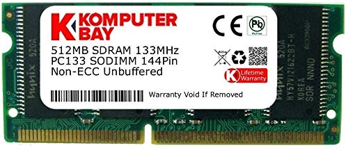 KOMPUTERBAY 256MB SDRAM SODIMM (144 Pin) 133Mhz PC133 RAM for Brother Printers