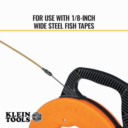Klein Tools 50350 13-Inch Flexible Fish Tape Leader for 1/8-Inch Wide Steel Fish Tapes, Made in USA 3