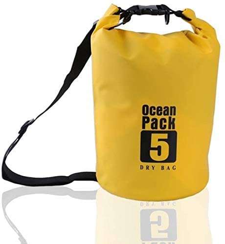 Drywall5 Liter Water Proof Ocean Pack Dry Bag for Travelling, Camping, Hiking, Rafting (Multicolor, 1pc) 3