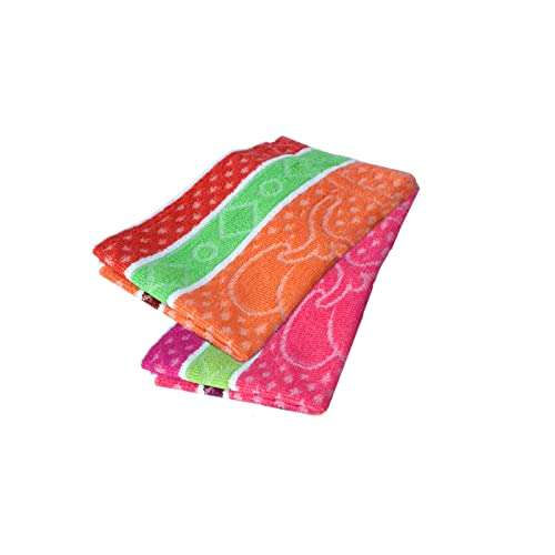 Morges Cotton Hand Towel Set for Kitchen Wash Basin Use 2 Pcs Pack of 1 1