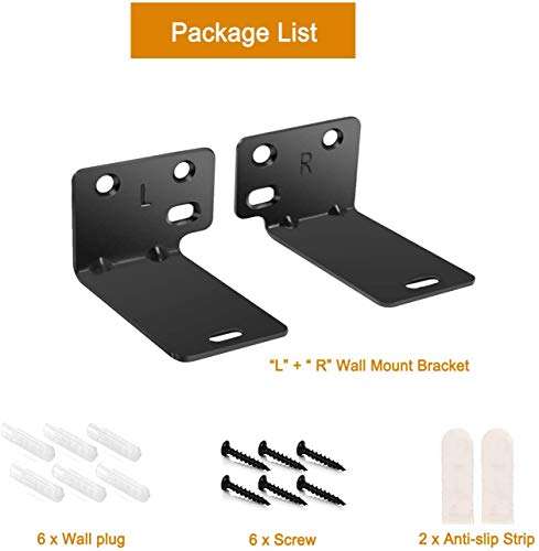 Wall Mount Bracket for VIZIO SB362AN-F6 SB3621n-E8 SB3651-E6 SB3821-C6 VSB200 VSB210WS VSB206 SB2920-C6 SB3621n-F8M SB4051-D5 SB2821-D6 VHT510 S4251W-B4 Soundbar ( Included Wall Mounting Kit ) 5