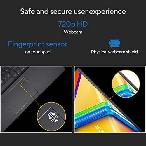 ASUS Vivobook 16X (2023), Intel Core i5-12500H 12th Gen, 16-inch (40.64 cm) FHD+, Thin and Light Laptop (16GB/512GB/4GB GeForce RTX 3050/Win11//Backlit//Indie Black/1.8 kg), K3605ZC-MBN543WS 4