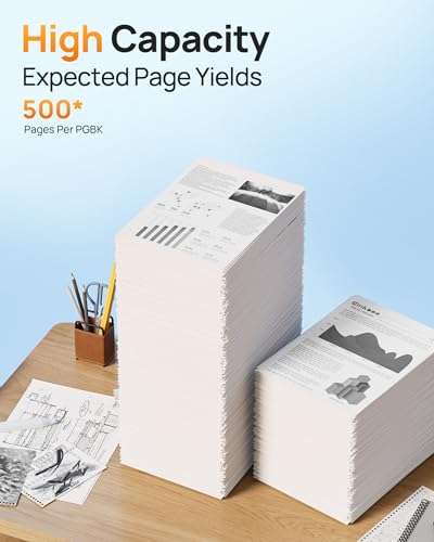 PGI-270XL 270XL 270 XL PGBK Compatible for Canon 270XL 270 XL PGI-270 Pigment Black Ink Cartridges to use with Pixma TS9020 TS6020 TS5020 MG7720 MG6820 MG5720 MG5721 MG5722 MG6821 MG6822 TS8020,4 PGBK 3