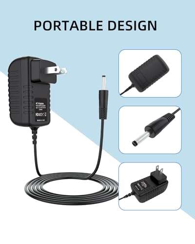 Accessory USA 9.5V AC DC Adapter for Casio ADE95100 ADE95100L AD-E95100 AD-E95100L AD-E95100LJ ADE95100LJ AD-E95100LE ADE95100LE Electronic Keyboard Piano World Wide Use Power Supply Cord 2