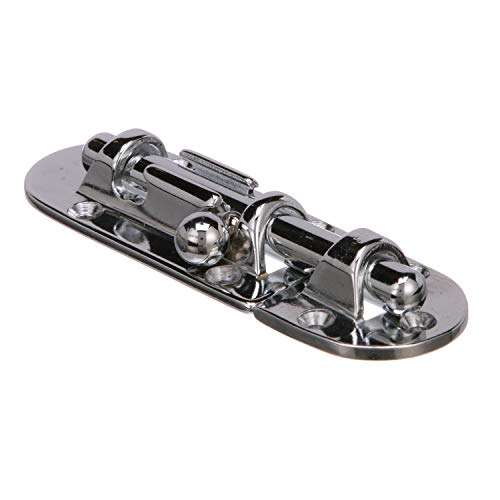 Seachoice Marine-Grade Barrel Bolt, Chrome-Plated Bronze, 4-7/16 in. X 1-7/8 in. 5