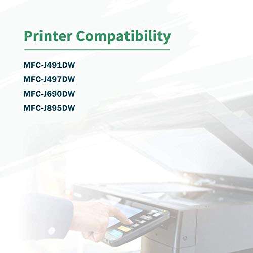 ZIPRINT Compatible Ink Cartridge Replacement for Brother LC3011 LC-3011 LC3013 use for MFC-J895DW MFC-J497DW MFC-J491DW MFC-J690DW (2 Black, 1 Cyan, 1 Magenta, 1 Yellow, 5-Pack) 2