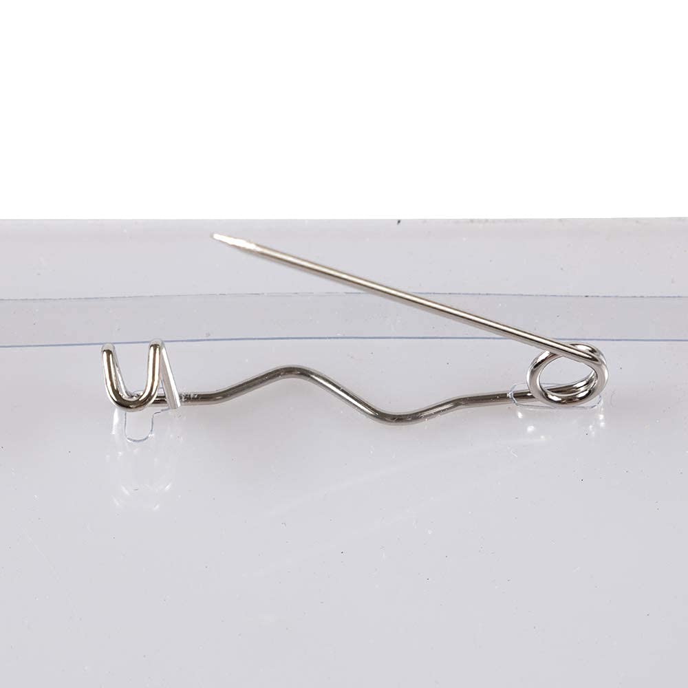 JAM PAPER Plastic Name Tags with Pin - 3 5/8 x 2 1/4 - Clear - 24/Pack 4