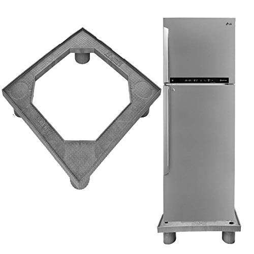 SAI PRASEEDA Heavy Duty Double Door Fridge Stand/Single Door Fridge Stand/Washing Machine Stand GREY Color With Box Packing SP5 2
