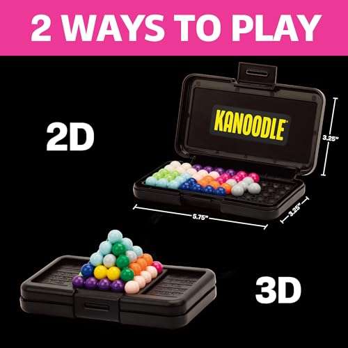 Educational Insights Kanoodle - Original 3D Brain Teaser Puzzle, Single Player Mind Challenge Toys, Handheld Travel Games, Challenging Logic Puzzles and Gifts for Kids, Teens & Adults Ages 7+ 5