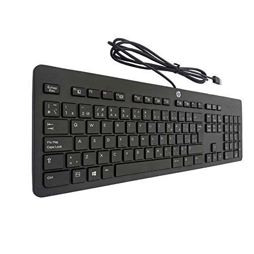 HP USB Business Slim Keyboard QWERTY English Black **New, N3R87AA#ABB,803181-L31 (QWERTY English Black **New Retail**) 1